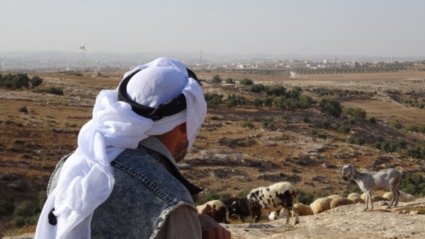 Demonstration för fred på Västbanken