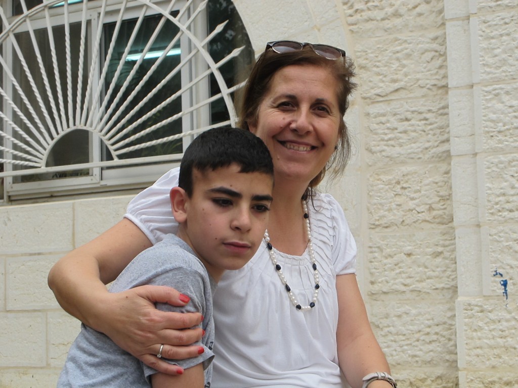 Goda vänner i Vännernas skola i Ramallah.