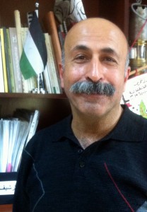 Wael Natheef, generalsekreterare på Palestinska Centrala Fackföreningsorganisationen (PGFTU) i Jeriko.